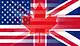 Flags - United Kingdom - United States - Canda